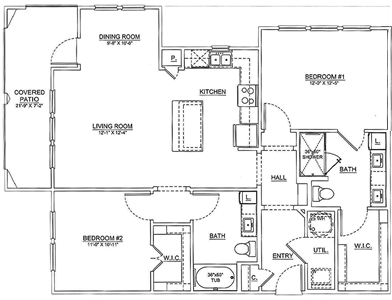 2bed_2bath_1100SqFt